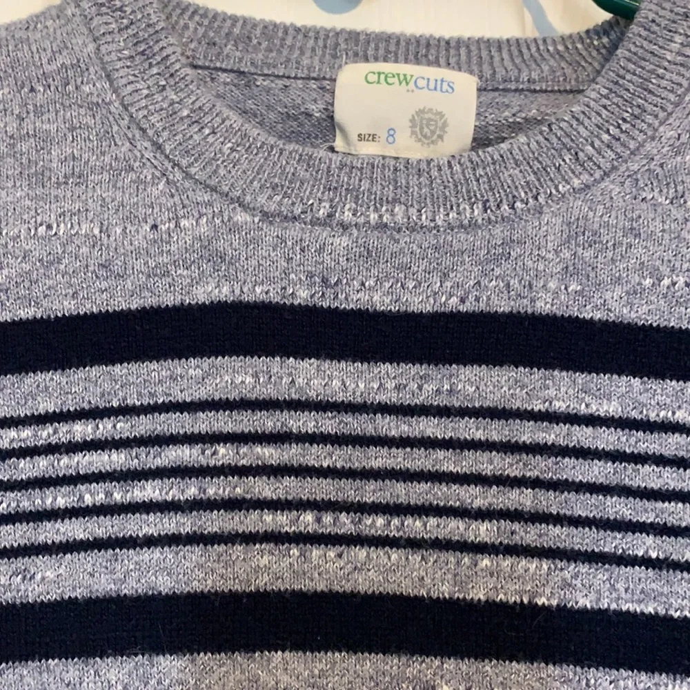 Crew Cuts Soft Gray Sweater Boys Size 8 - Picture 2 of 4
